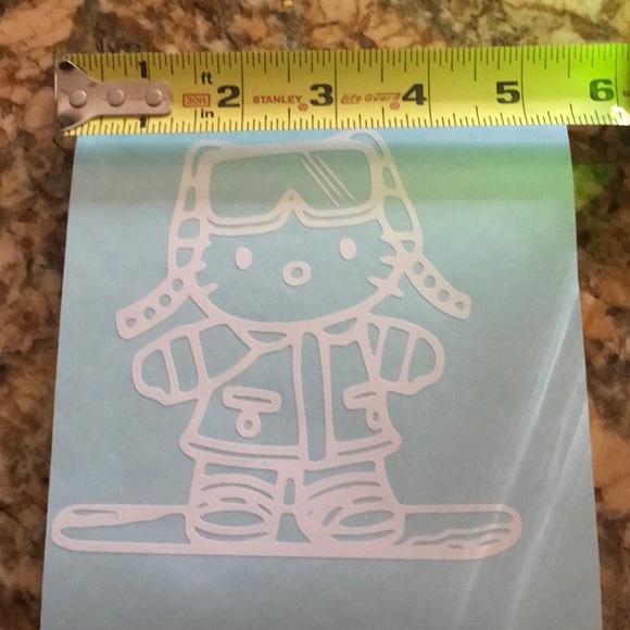 Snowboarding vinyl decal - Picture 2 of 4